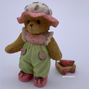 Watermelon Cherished Teddies Teddy Bear Figurine